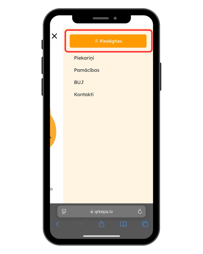 2. Solis Kā pieslēgties QR Ķepas profilam?